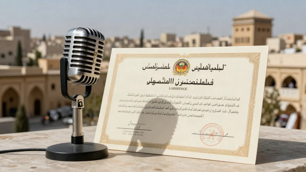 شهادة تعليق صوتي معتمدة في سوريا